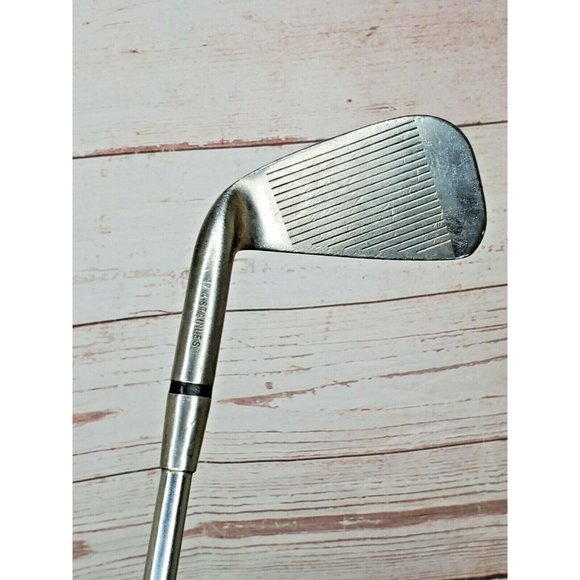 Lynx Master Model #5 Iron Stainless Registered Velvet Cord Grip Vintage Golf - Picture 7 of 12